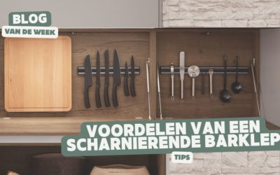 De 4 voordelen van een scharnierende barklep in de keuken