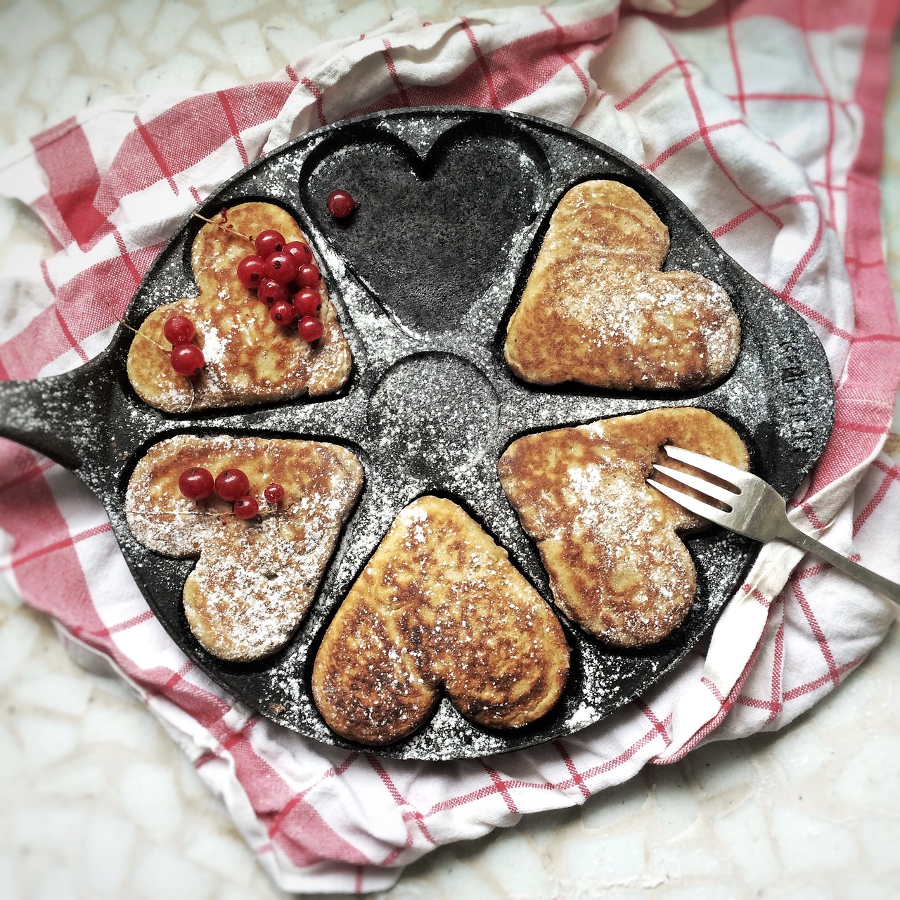 valentijnsdag kooktips hartvormige pannenkoeken