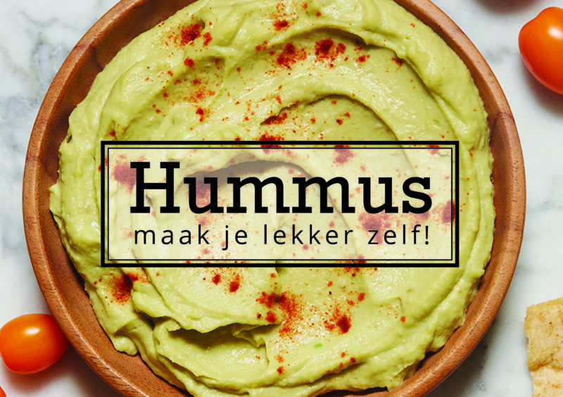 Hummus recept! Lekker en gezond.