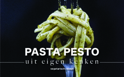 Heerlijk pasta pesto uit eigen keuken