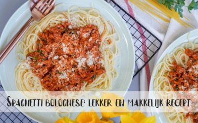 Spaghetti bolognese: lekker en makkelijk recept