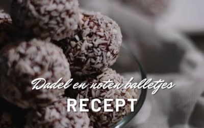 Dadel en noten balletjes – Recept