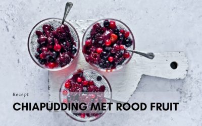 Chiapudding met rood fruit – Recept