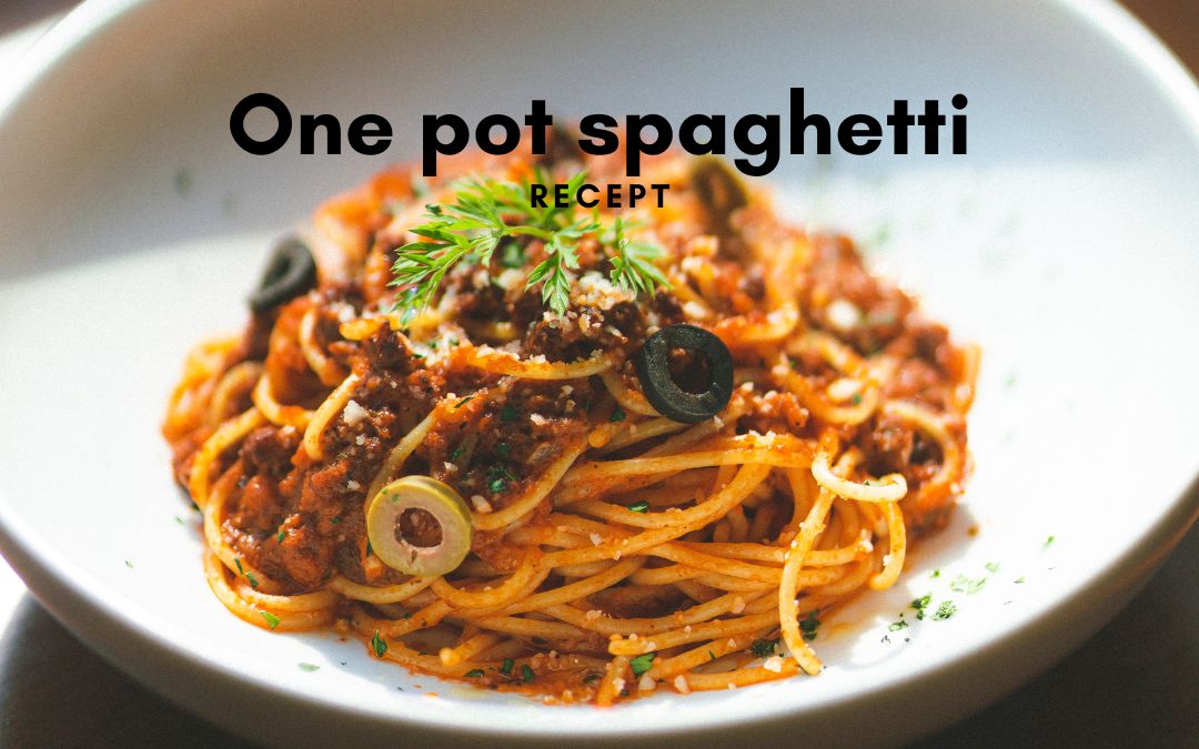 One pot spaghetti Makkelijk recept Keukenwarenhuis.nl