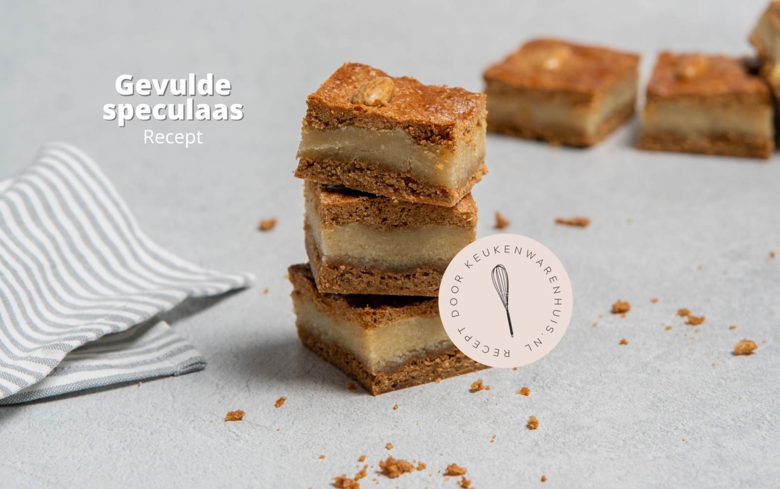 Gevulde speculaas Recept Keukenwarenhuis.nl