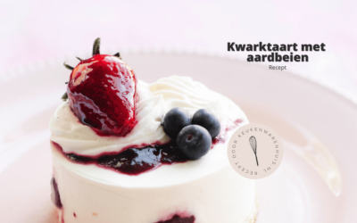 Kwarktaart met aardbeien – Recept