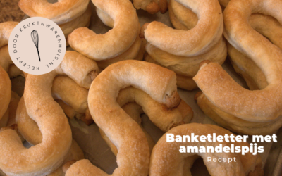 Banketletter met amandelspijs – recept