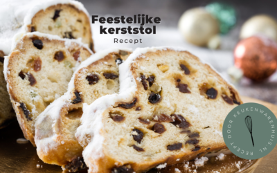 Feestelijke kerststol – recept