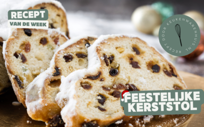 Feestelijke kerststol – recept