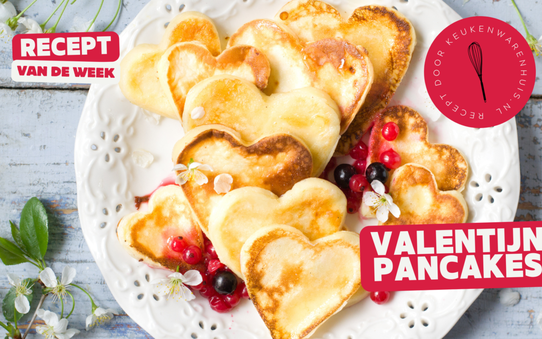 Valentijn Pancakes recept