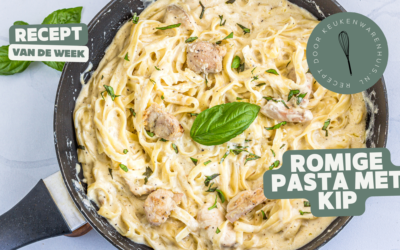Romige pasta met kip – recept