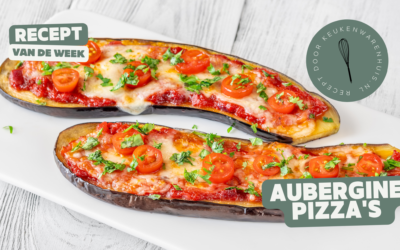 Aubergine pizza’s – recept