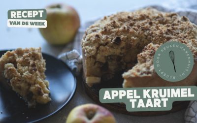 Appel kruimeltaart – recept