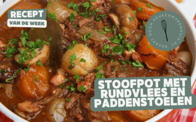 Stoofpot met rundvlees en paddenstoelen