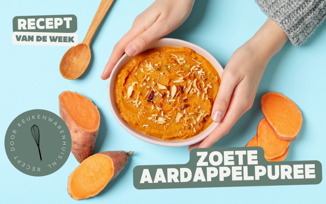 Zoete aardappelpuree