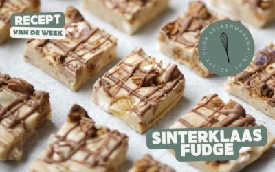 Sinterklaas fudge met kruidnoten – Recept