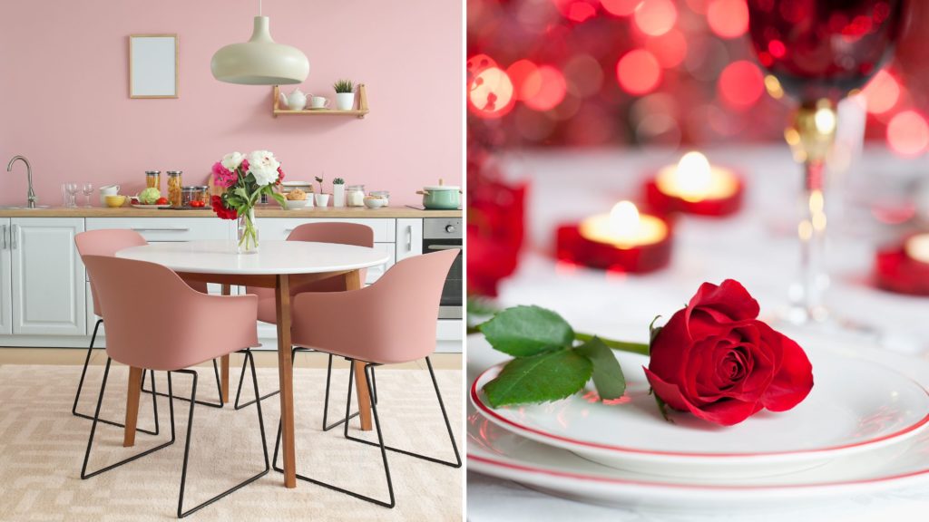 romantische sfeer in de keuken