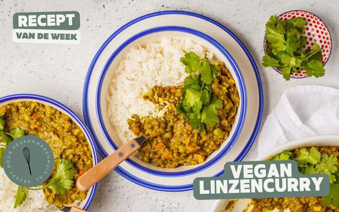 Vegan linzencurry met spinazie – Recept