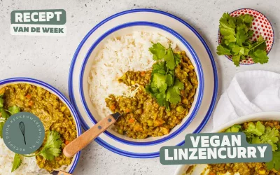 Vegan linzencurry met spinazie – Recept