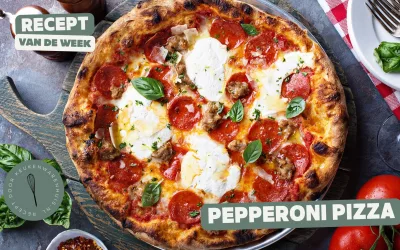 Pepperoni pizza – Recept