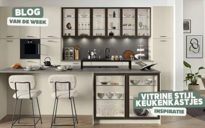 Vitrinekasten in de keuken