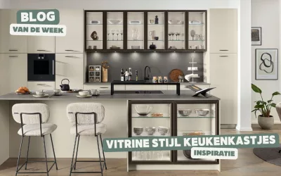 Vitrinekasten in de keuken
