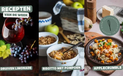 Druiven limonade, Risotto met pompoen en Apple crumble