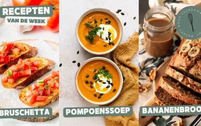 Bruschetta, pompoensoep en bananenbrood