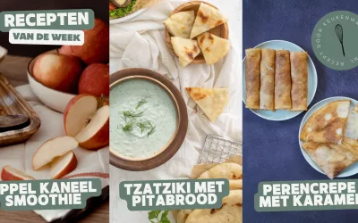 Drie makkelijke recepten: smoothie, tzatziki & perencrêpes