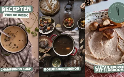 Champignonsoep, Boeuf Bourguignon en Kastanjepuree